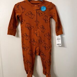 Carter's Brown Koala Print Footie